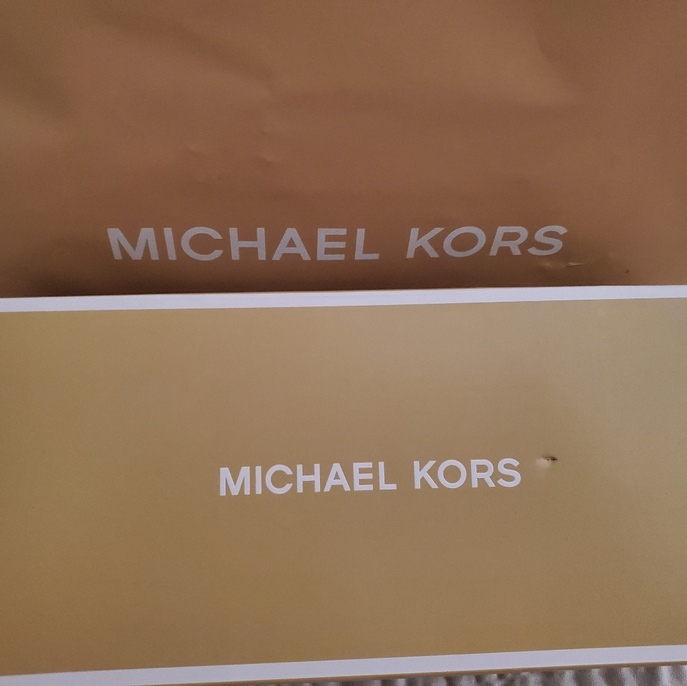 MICHAEL KORS Women's PALMER Glitter Chain Mesh /Bl - Picture 2 of 3